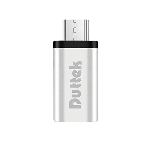 Duttek adattatore usb c usb, adattatore USB 3.1 tipo C OTG, da USB C femmina a micro USB m...