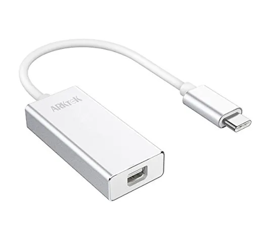 Adattatore da USB-C a Mini DisplayPort, adattatore ARKTEK USB Type C (Thunderbolt 3) a Min...