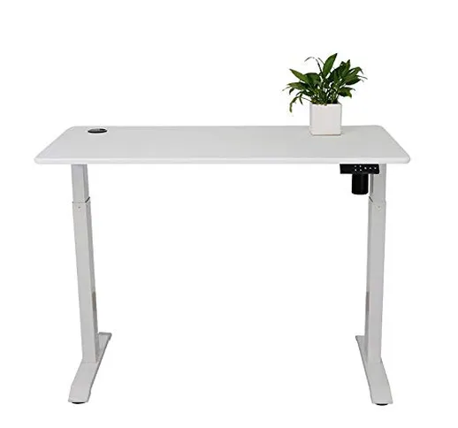 SuDeLLong Stand up Desk Elettrico Supporto Elettrico Up Desk Workstation con Desktop Ergon...