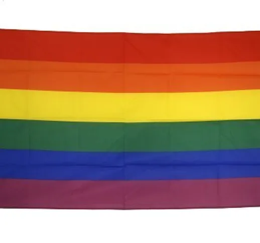 AZ FLAG Bandiera Arcobaleno 150x90cm - Bandiera Gay - Rainbow Flag 90 x 150 cm