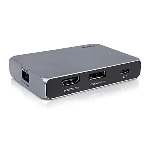 CalDigit USB-C Gen 2 10Gb/s Soho Dock - Fino a 4K 60Hz, HDMI 2.0b, DisplayPort 1.4, 10Gb U...
