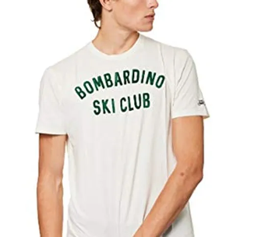 Saint Barth T-Shirt MC2 Uomo Arnott bombardino Club 1151 arn0001 bmcl15 Bianca AI19 S