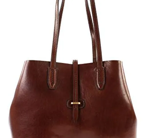 The Bridge Dalston Borsa tote marrone