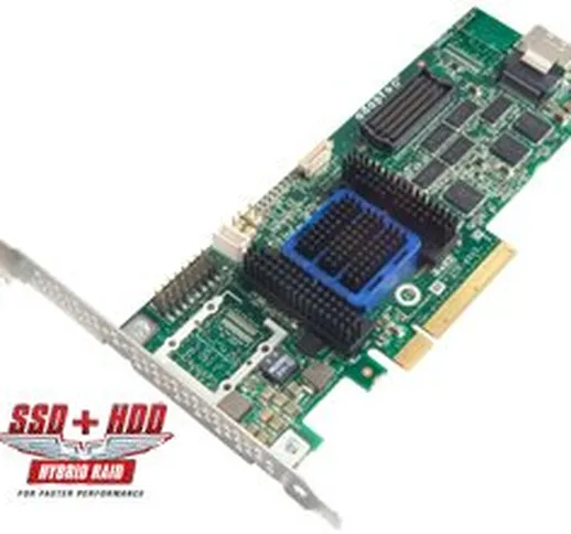Adaptec Raid 6405 Kit – Controller Raid, SAS, SATA, PCI Express X8, Half-Height, Low-Profi...