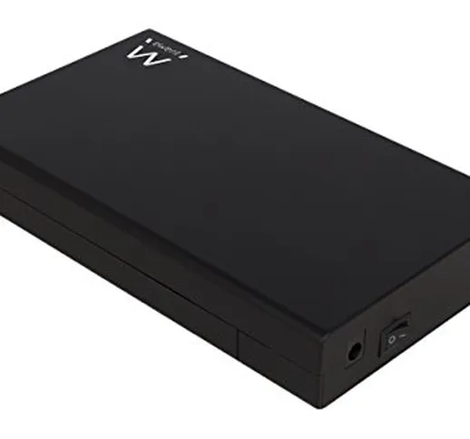 Ewent - Case Esterno Box per Disco Rigido HDD SATA da 3.5 Pollici USB 3.1 Compatibile con...
