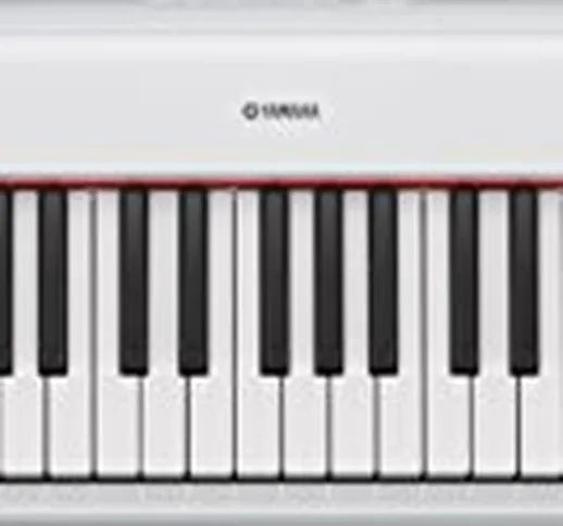 Yamaha Digital Keyboard Piaggero NP-12WH – Tastiera Digitale Portatile con 61 tasti ideale...