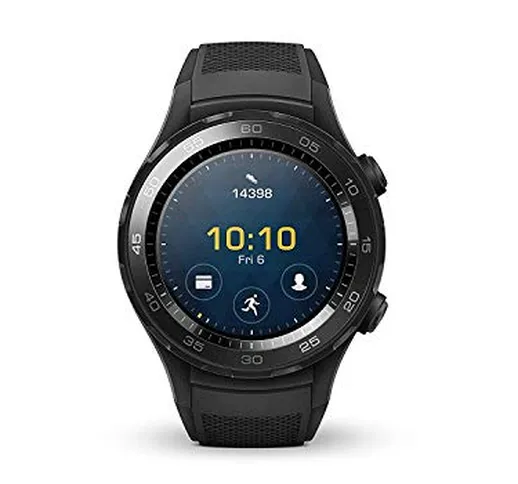 HUAWEI Watch 2 Smartwatch, 4 GB ROM, Android Wear, Bluetooth, Wifi, Monitoraggio della Fre...