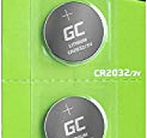 Green Cell 2032 Batteria Bottone al Litio 3 V, Specialistica Elettronica Confezione da 5 (...