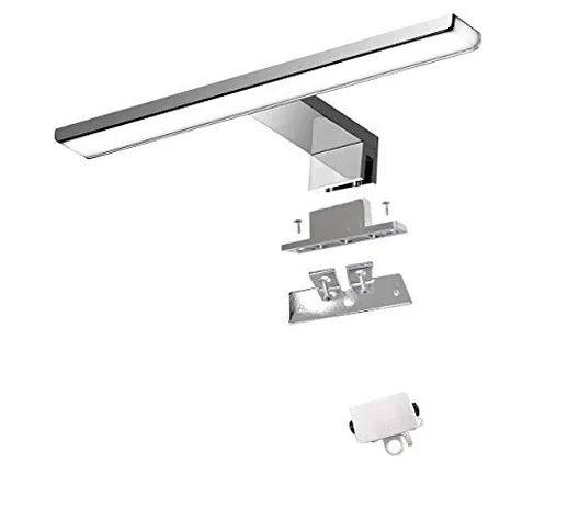 Lampada da Specchio a LED per Bagno 7W mobile bagno 30cm lampada bagno 490LM Cywer Bianco...