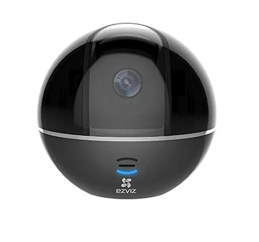 EZVIZ C6T Telecamera WiFi di Sorveglianza da Interno, Full HD, Audio Bidirezionale, Masche...