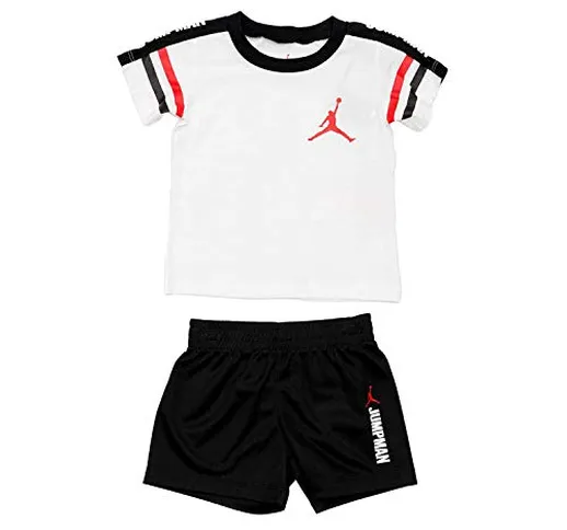 Nike Air Jordan Set 2 PC Completino Bambino Bianca 656942-023 (12M)