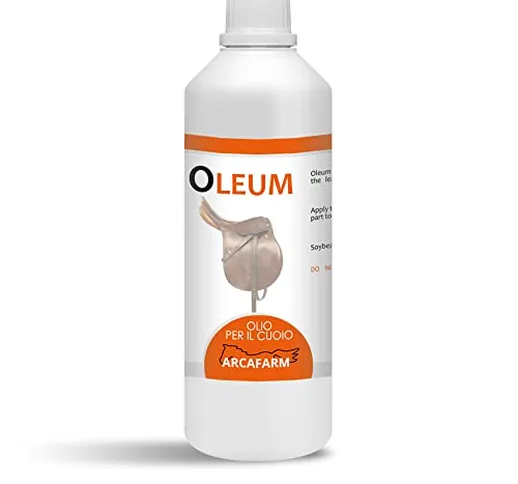 Oleum - Olio rigenera pelle e cuoio 1 lt per calzature, stivali, stivaletti, selle, borse,...