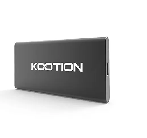 KOOTION 120GB SSD Portatile Hard Disk Solido Esterno Disco Rigido SSD USB 3.0, Alta Veloci...