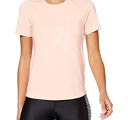 adidas Tech T Bos - Maglia a Maniche Corte, da Donna, Donna, GK0401, Ltflor, L