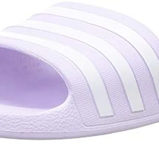 adidas Adilette Aqua, Ciabatte Donna, Porpora (Purple Tint/Ftwr White/Purple Tint), 43 EU