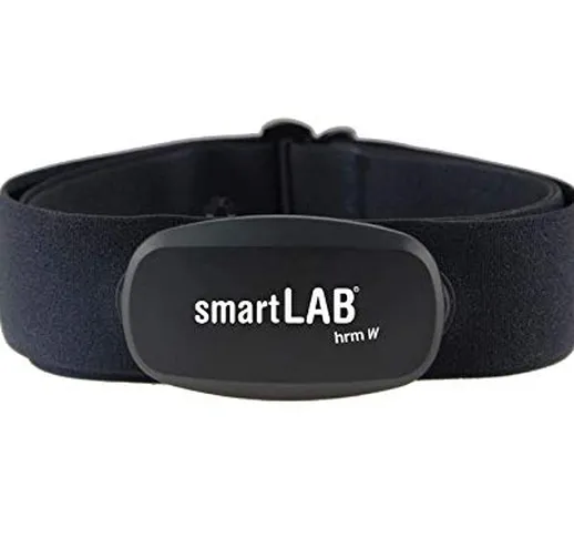 smartLAB hrm W Fascia Cardio | Cardiofrequenzimetro Bluetooth e ANT + | Compatibile con mo...