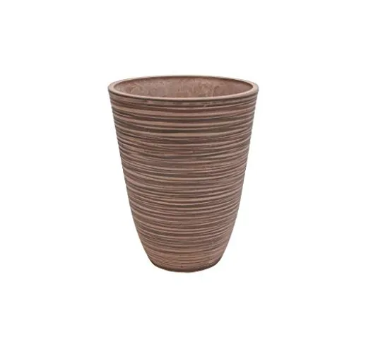 Milani Home s.r.l.s. Vaso per Piante da Esterno Interno di Design in Fibra Sintetica Resis...