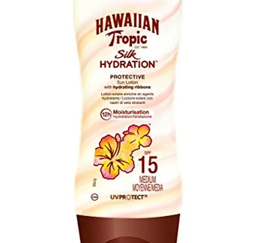 Hawaiian Tropic SILK HYDRATION LOTION SPF 15, Lozione - 180 ml