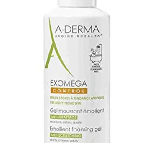 ADERMA Exomega Control Gel Detergente - 250 Gr, 200 Millilitro