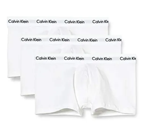 Calvin Klein Confezione da 3 Boxer Uomo Tessuto Bianco U2664G-100