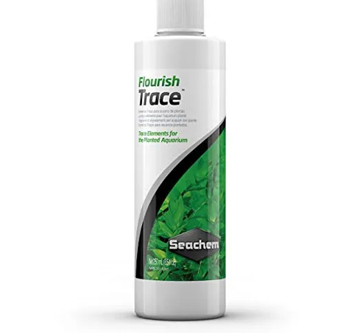 Seachem Flourish Trace - Microelementi supplementari per acquari d'Acqua Dolce - 250 ml