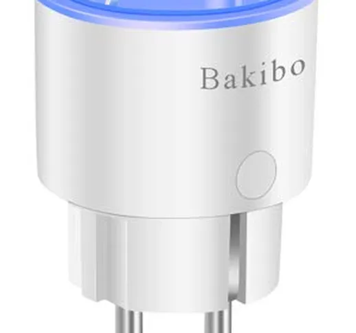 bakibo Presa Intelligente Wifi Compatibile con Alexa Echo, Google Home, Mini Smart Plug co...