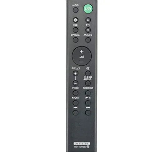 VINABTY RMT-AH103U RMTAH103U Sostituzione telecomando per Sony Sound Bar HTCT80 HT-CT80 SA...