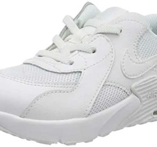 Nike Air Max Excee (TD), Sneaker Unisex-Bambini, White/White-White, 22 EU