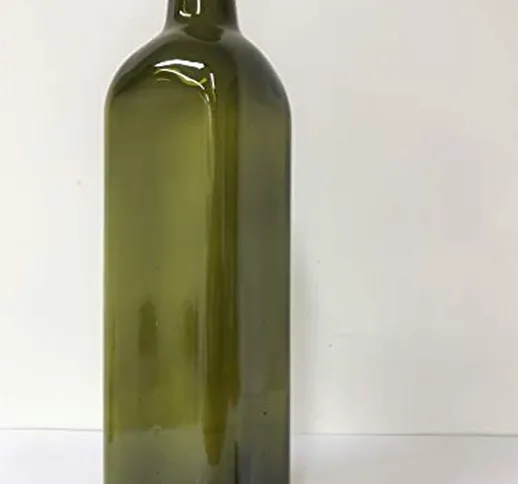 6 pezzi bottiglia in vetro scuro UVAG marasca olio liquore 750 ml con tappo