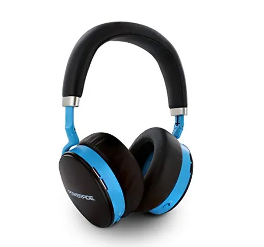 Powerade 480189 - Cuffie con riduzione del rumore attivo ANC con Bluetooth apTX, bassa lat...