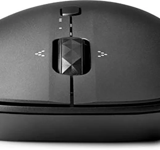 HP - PC Bluetooth Travel Mouse wireless, sensore track-on-glass, navigazione dual-device,...
