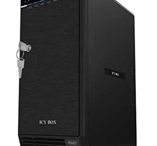 Icy Box IB-RD3680SU3 - Contenitore esterno RAID 8 alloggiamenti per SATA I/II/III HDD/SSD...