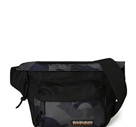 Napapijri Han Wb Re Print - Borsa a tracolla, 40 cm, Black Camo Fv4 (Multicolore) - NP0A4E...