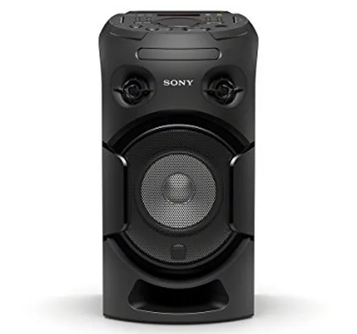 Sony MHC-V21D, Sistema audio ad alta potenza con effetti di luce e tecnologia Bluetooth, N...