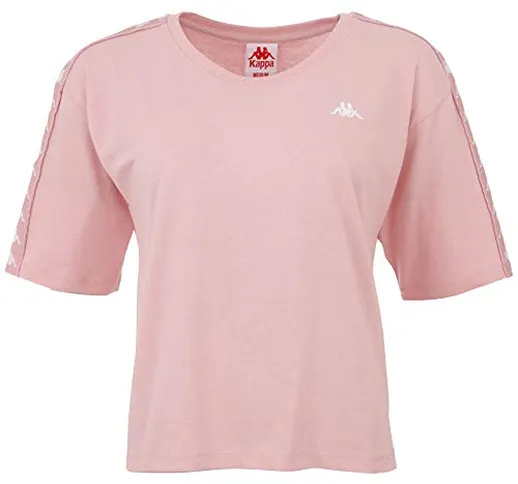 Kappa GLANDA, T-Shirt Donna, 14-1909 Coral Blush, XS