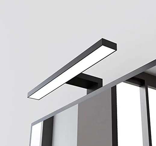 STARBATH PLUS – Luce a led per specchio da bagno Silvia ABS 30cm LED, 5W, 500lm, IP44, 220...