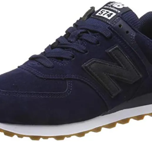 New Balance 574v2, Sneaker Uomo, Blu Navy/White), 42 EU