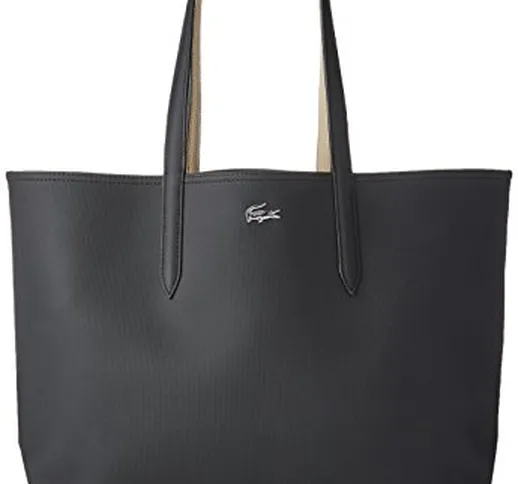 Lacoste Nf2142aa - Borse Tote Donna, Nero (Black Warm Sand), 14x30x35 cm (W x H L)