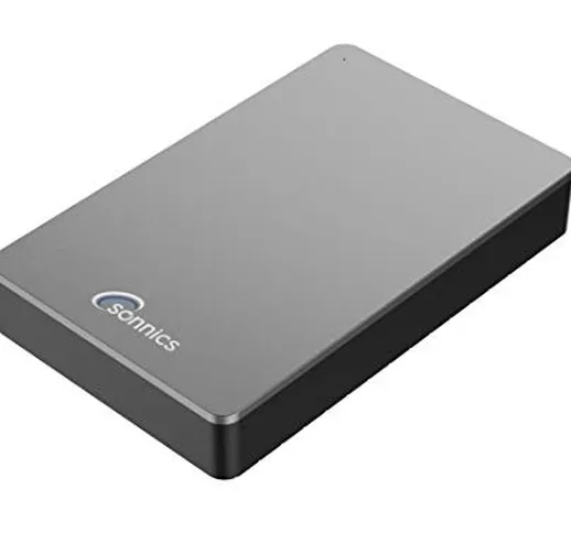 Sonnics Hard disk esterno da scrivania, USB 3.0, per PC Windows, Mac, Smart TV, Xbox One e...