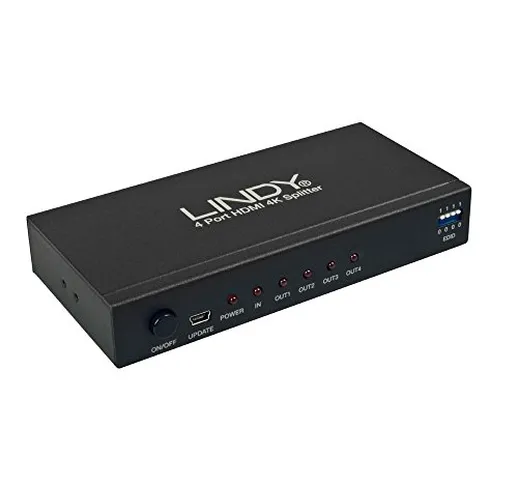 Lindy 38159 Splitter HDMI 4K 2160P30 3D, 4 Porte