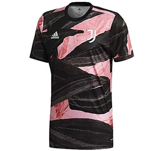 adidas 2020-21 Juventus Pre-Match Jersey - Black-Pink M