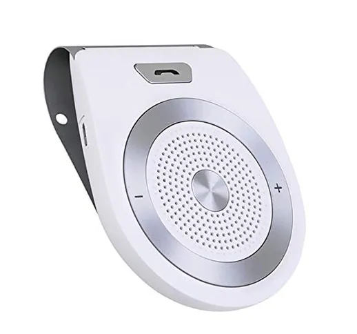 Aigoss Kit Vivavoce Bluetooth per Auto 4.1 con Controllo Vocale, ACCENSIONE AUTOMATICA da...