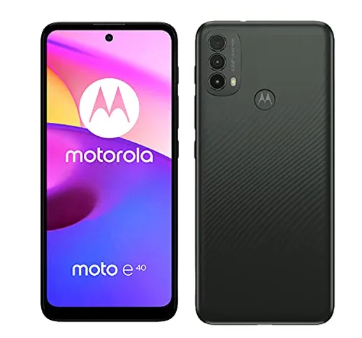 Motorola moto e40 (tripla camera 48MP, batteria 5000 mAh, display Max Vision 6.5" 90 Hz, p...