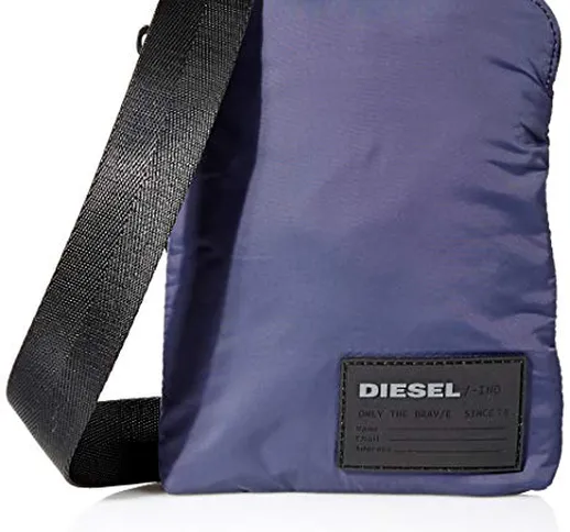 Diesel Me F-Discover Cross, Borsa a Tracolla Uomo, Blu (Blue Nights), 2 x 19.5 x 15 cm (W...