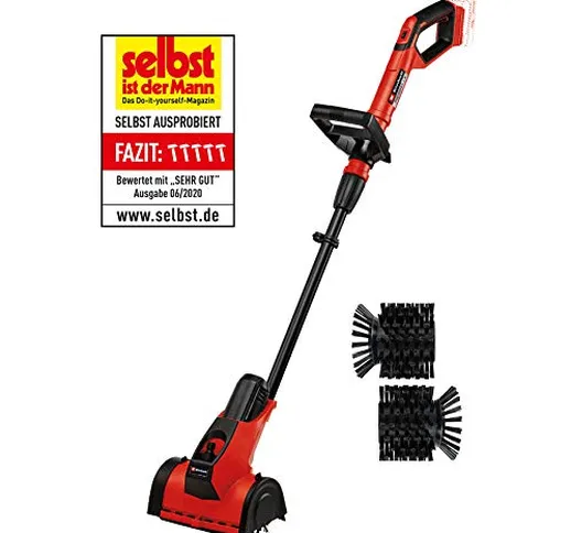 Einhell Pulisci Superfici a Batteria Picobella Power X-Change (18 V, Ioni di Litio, Raccor...