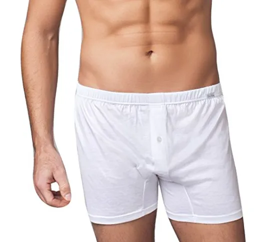 NOTTINGHAM N. 3 Boxer Uomo in Filo di Scozia Underwear - B12930 - con Apertura Anteriore,...