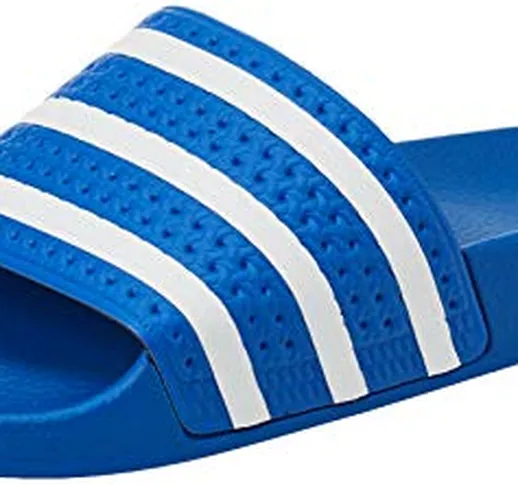 adidas Adilette, Scarpe da Ginnastica Uomo, Glory Blue/Ftwr White/Glory Blue, 43 EU