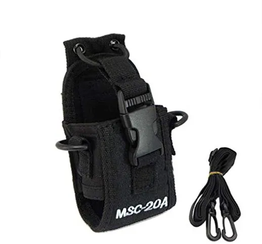 Idyandyans MSC-20A Walkie Talkie Fondina Caso Bag-Talkie per GP328 + Wouxun Kg-Uv8D Radio...