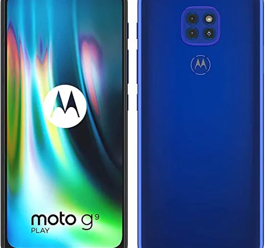 Motorola Moto G9 Play - Smartphone 64GB, 4GB RAM, Dual Sim, Sapphire Blue