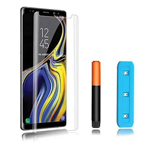 KSTORE365 Vetro Temperato per Samsung Galaxy Note 9, Pellicola Proteggi Schermo, Cristallo...